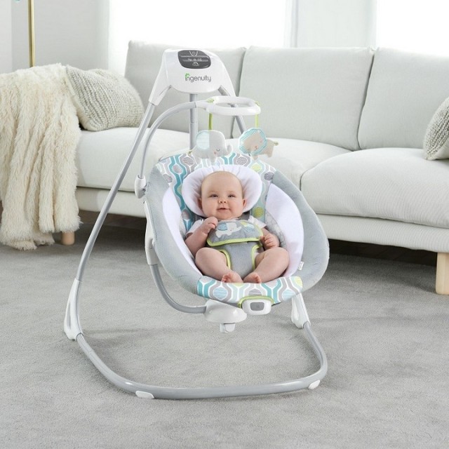 KIDS II INGENUITY LJULJAŠKA SIMPLECOMFORT CRADLING SWING - EVERSTO - Online Apoteka KIDS II INGENUITY LJULJAŠKA SIMPLECOMFORT CRADLING SWING - EVERSTO